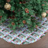 Grappige hangende kerstboom kat kerstboom rok