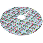 Grappige hangende kerstboom kat rok (Gekanteld)