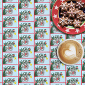 Grappige hangende kerstboom kat tafelkleed