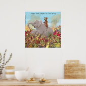 Grappige Hannibal Barca Land veroverende Poster (Keuken)