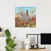 Grappige Hannibal Barca Land veroverende Poster (Thuiskantoor)