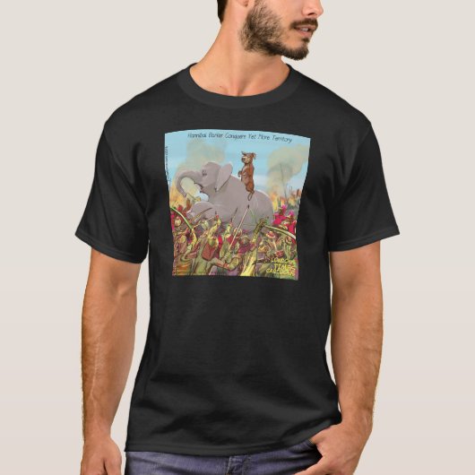 Grappige Hannibal Barca verovert land T-shirt (Voorkant)