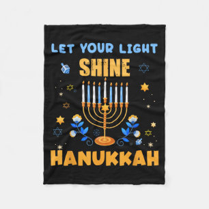 Grappige Hanukkah Pyjama Heren Cadeaus Menorah Laa Fleece Deken