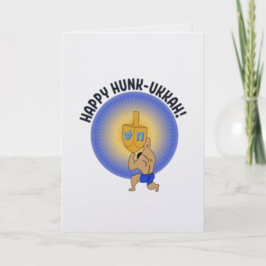 Grappige Hanukkah-ster vakantiedag Kaart (Voorkant)