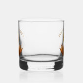 Grappige Happy Duck Cheers Aangepaste tekst Whisky Glas (Links)