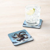 Grappige Happy Krampusnacht Bier Onderzetter (Rechterzijde)