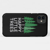 Grappige Happy Little Trees Cadeaus Camping Case-Mate iPhone Case (Achterkant (horizontaal))