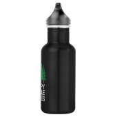 Grappige Happy Little Trees Cadeaus Camping Waterfles (Rechts)