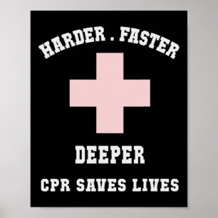Grappige Harder Sneller Redders Humor Reanimatie S Poster