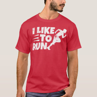 Grappige hardloopcitaat vrienden t-shirt