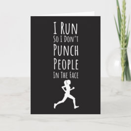 Grappige Hardloopkaart Renner Fitness Joggen Marat Kaart