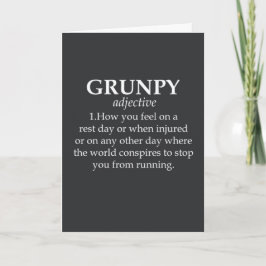 Grappige hardloopkaart typografie veldloop hardlop kaart