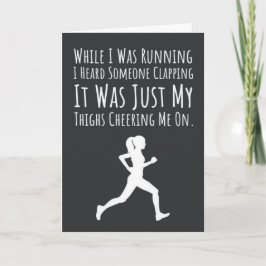 Grappige hardloopkaarten crosscountry hardloper sp kaart