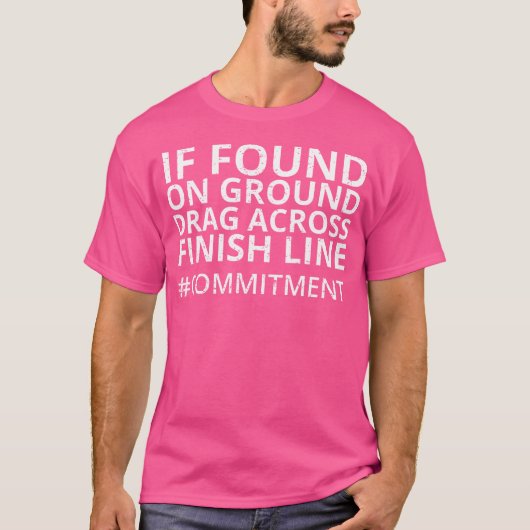 Grappige hardloopverbintenis runner jogger leven t-shirt (Voorkant)