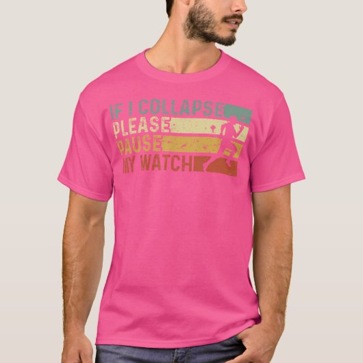 Grappige hardloper als ik instort, stop dan mijn h t-shirt (Voorkant)