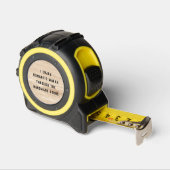 Grappige Hardware Store Gezegde Faux Wood Design Rolmaat (Hoek)