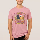 Grappige Harige Verwarring Hond Kat Valentijn Tri-Blend Shirt (Voorkant)