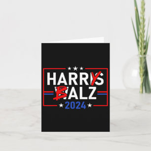 Grappige Harris W 24 Harry B 2024 Meme Democratisc Kaart