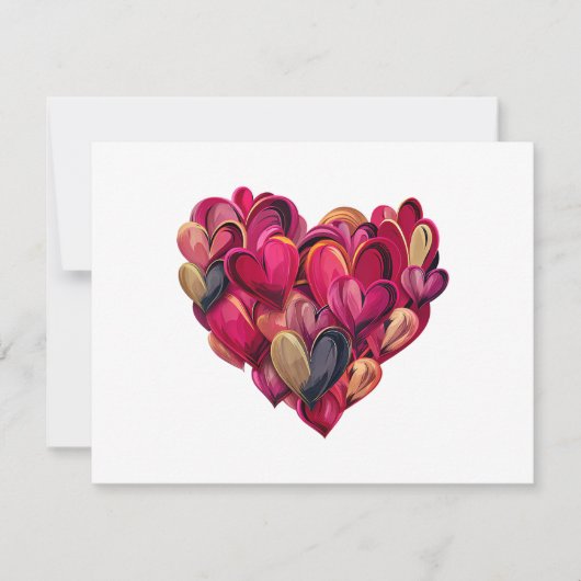 Grappige Hart Liefde Grafisch Valentijnsdag Mannen (Voorkant)