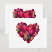 Grappige Hart Liefde Grafisch Valentijnsdag Mannen (Voorkant / Achterkant)