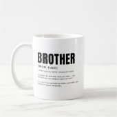 Grappige Hartelijke Broer Definitie Koffiemok (Links)
