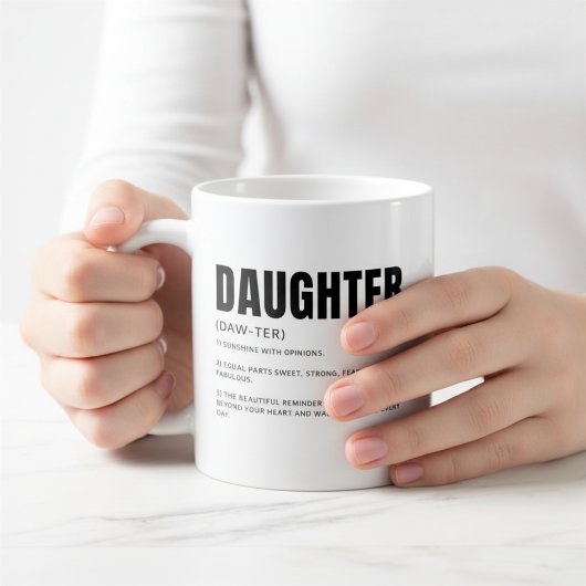 Grappige Hartelijke Definitie Voor Dochter Koffiemok