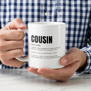 Grappige Hartelijke Definitie voor Neef/Nicht Koffiemok