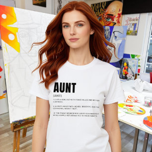 Grappige Hartelijke Oom- of Tante-definitie T-shirt