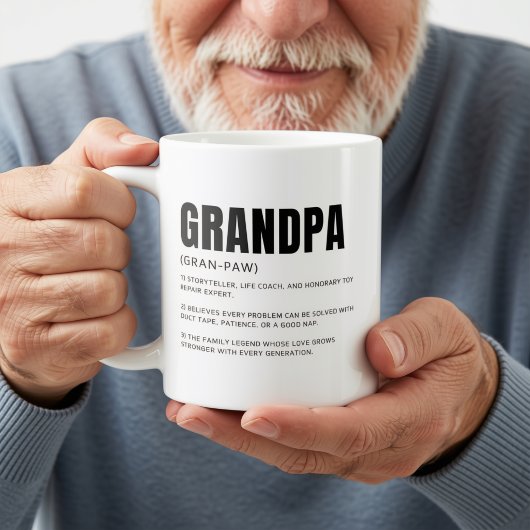 Grappige Hartelijke Opa Definitie Koffiemok