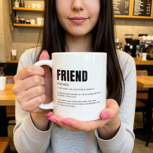 Grappige Hartelijke Vriend Definitie Koffiemok