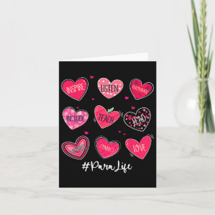 Grappige harten leren liefde inspireren para leven kaart