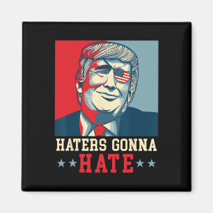 Grappige Haters Gaan Donald Trump President Hat 1 Magneet