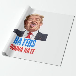 Grappige Haters gaan haten citaat grappige uitspra Cadeaupapier
