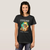 Grappige Havanese Hond Ik Werk Harde Design Havane T-shirt (Voorkant volledig)