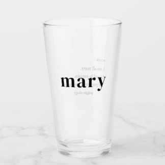 Grappige Hawaiaanse Mary Pidgin Lokale Stijl  Glas