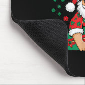 Grappige Hawaiiaanse Alo-ho-ho-ha Santa Surfing Ke Muismat (Hoek)