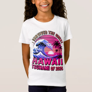 Grappige Hawaiiaanse vakantie Ik overleefde Hawaii T-shirt