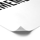 Grappige Heimerheimer-dementie Poster (Hoek)