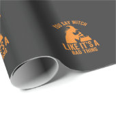 Grappige Hek Kookpot Halloween Cadeaupapier (Rol Hoek)