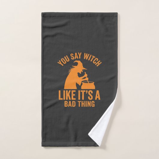 Grappige Hek Kookpot Halloween Handdoek (Handdoek)