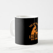 Grappige Hek Kookpot Halloween Koffiemok (Voorkant links)