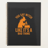 Grappige Hek Kookpot Halloween Planner (Voorkant)
