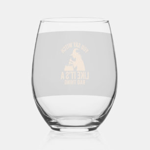 Grappige Hek Kookpot Halloween Wijnglas Zonder Voet
