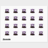 ✨ Grappige Heks Brouwt Halloween Spreuk 🧙 Ronde Sticker (Vel)