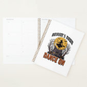 Grappige Heks Danser Vintage Halloween Gravure Shi Planner (Display)