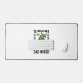 Grappige Heks Funny Halloween Pompoen Heks_1 Bureaumat (Keyboard & Muis)