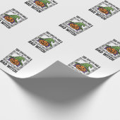Grappige Heks Funny Halloween Pompoen Heks_1 Cadeaupapier (Hoek)
