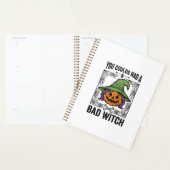 Grappige Heks Funny Halloween Pompoen Heks_1 Planner (Display)