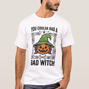Grappige Heks Funny Halloween Pompoen Heks_1 T-shirt