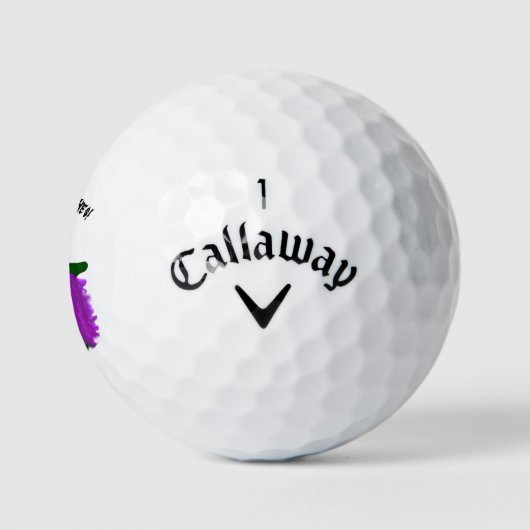Grappige heks Halloween golfballen (Logo)